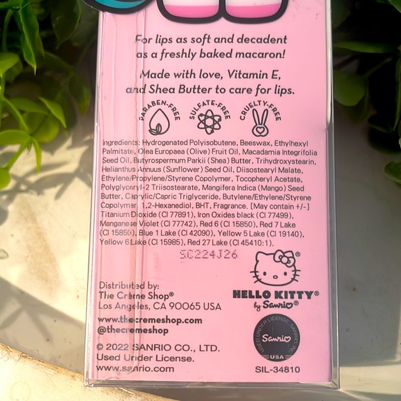 🎀NIB/HELLO KITTY LIMITED EDITION Sweet Sprinkles Macaron Lip balm - Picture 5 of 7